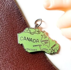 Canada Enameled Vintage Travel Charm